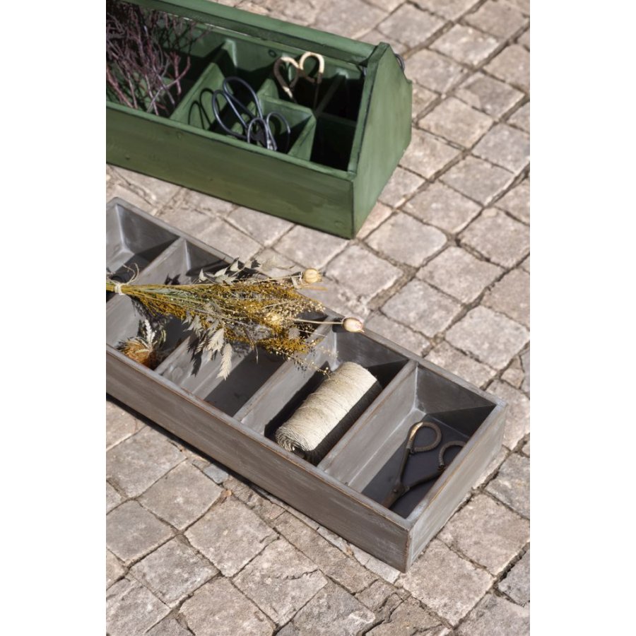 Ib Laursen Kasse m. 5 Rum 23,5x67 cm, Fyrtr�