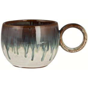 Ib Laursen Vallvik Becher 12 cl, Erdfarben/Blau