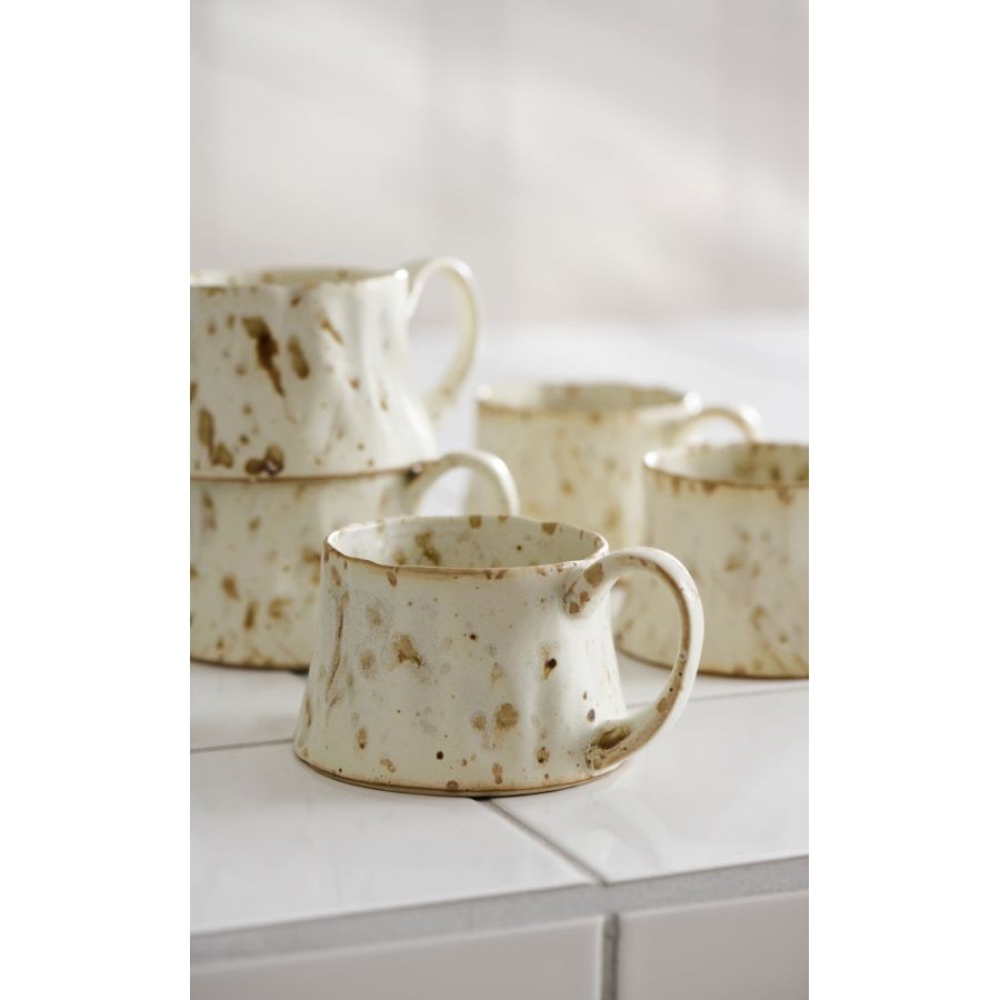 Ib Laursen Varbjerg Krus 21 cl, Creme/Brunt