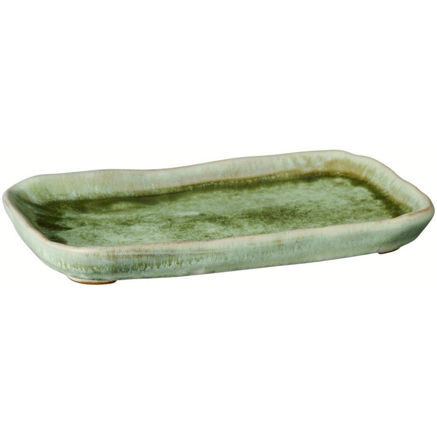 Ib Laursen Tablett 12,3x20,3 cm, Moosgrn