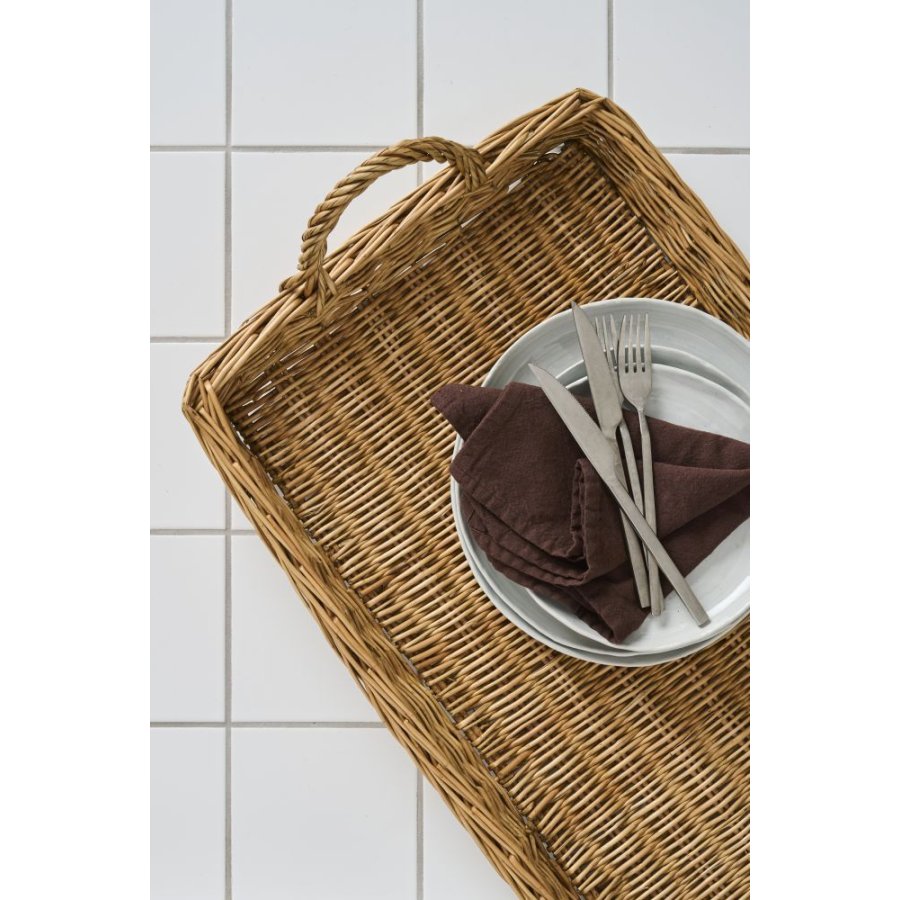 Ib Laursen Grey Waves Bord 27 cm, Grijs