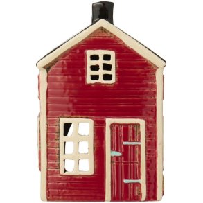Ib Laursen Visby Lichthuisje H16,5 cm, Rood