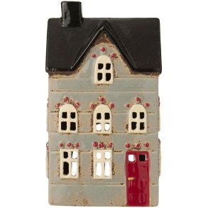 Ib Laursen Nyhavn Lyshus H19 cm, R�d/Gr�