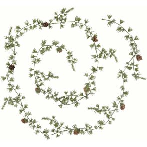 Ib Laursen Cederranke m. Kogler 180 cm, Grn