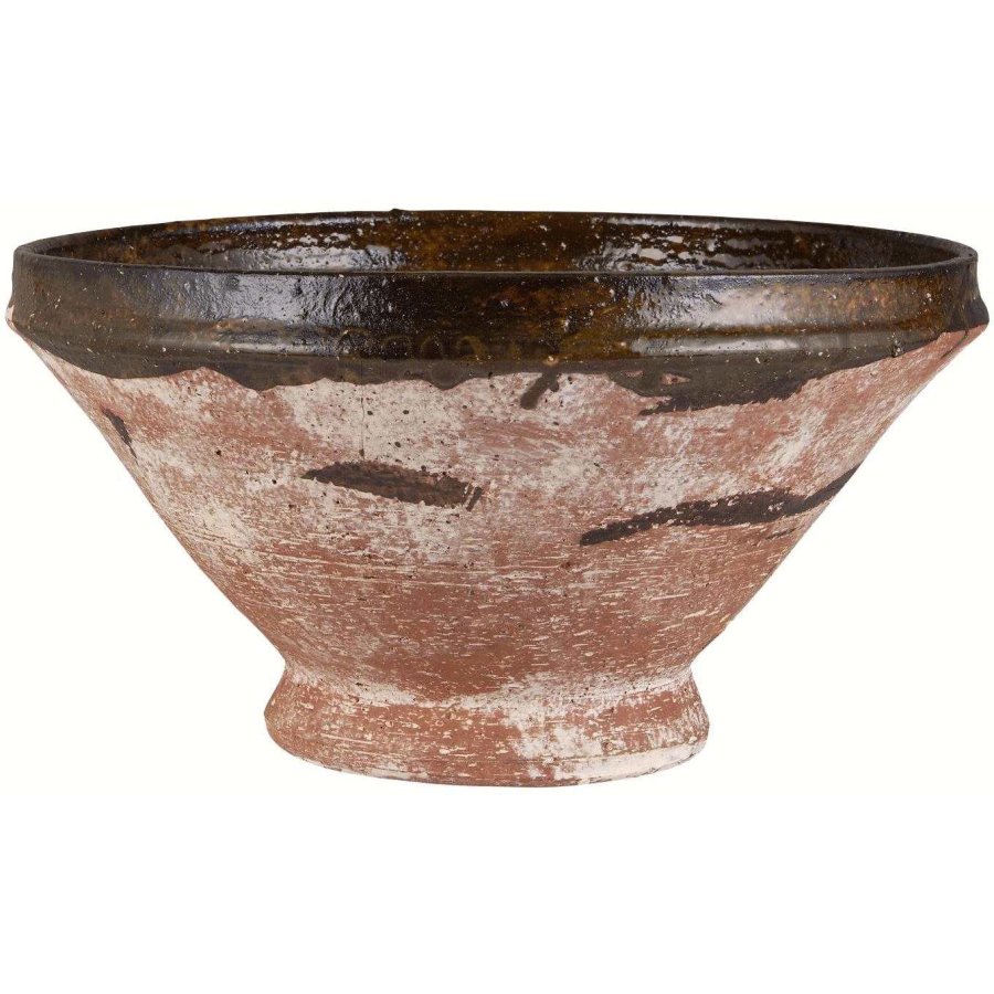 Ib Laursen Avignon Dekoschale 42 cm, Wei/Blau