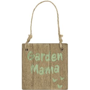 Ib Laursen Garden Mama Bordje 7x7 cm, Hout