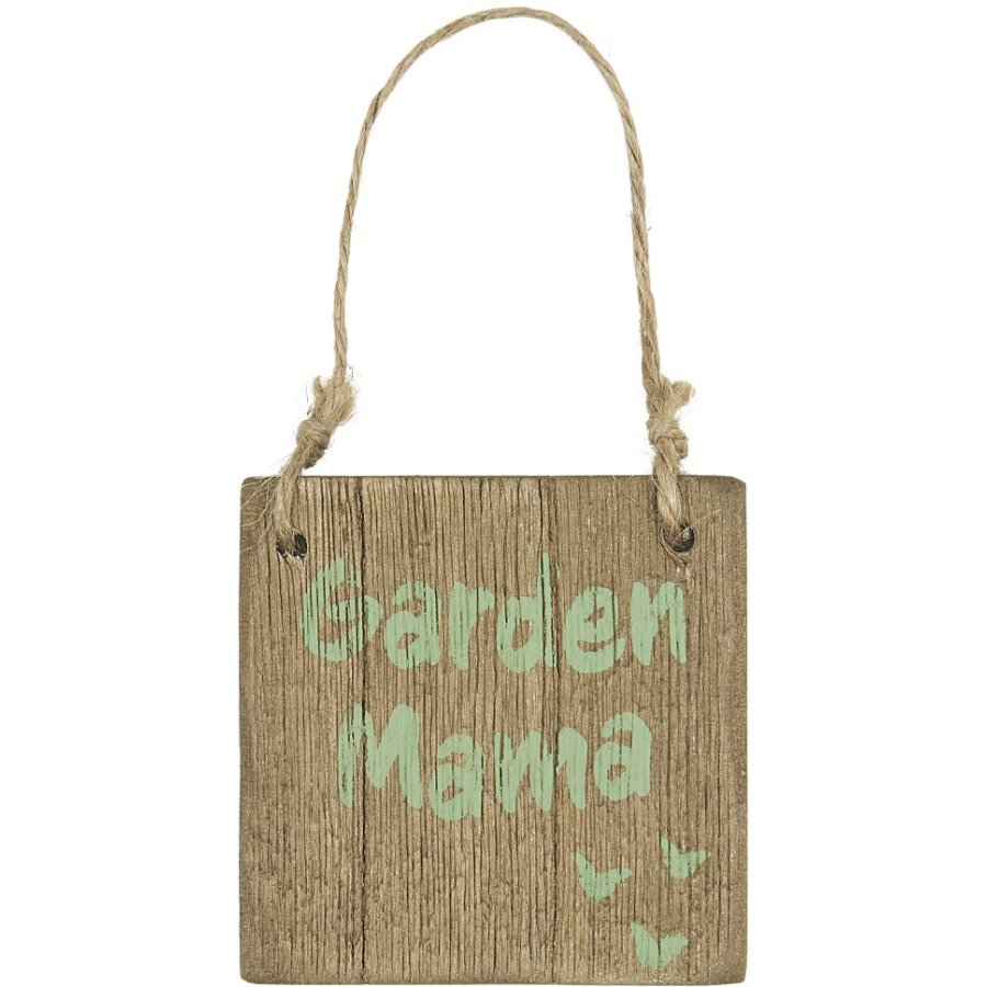 Ib Laursen Garden Mama Bordje 7x7 cm, Hout