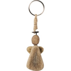 Ib Laursen N�glering m. Engel 10 cm, Tr�