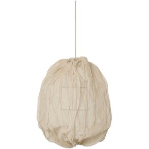 Ib Laursen Halo H�ngelampe Formbar H65 cm, Leinenfarben