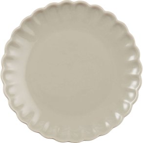 Ib Laursen Mynte Tallerken Blomst 19,5 cm, Latte