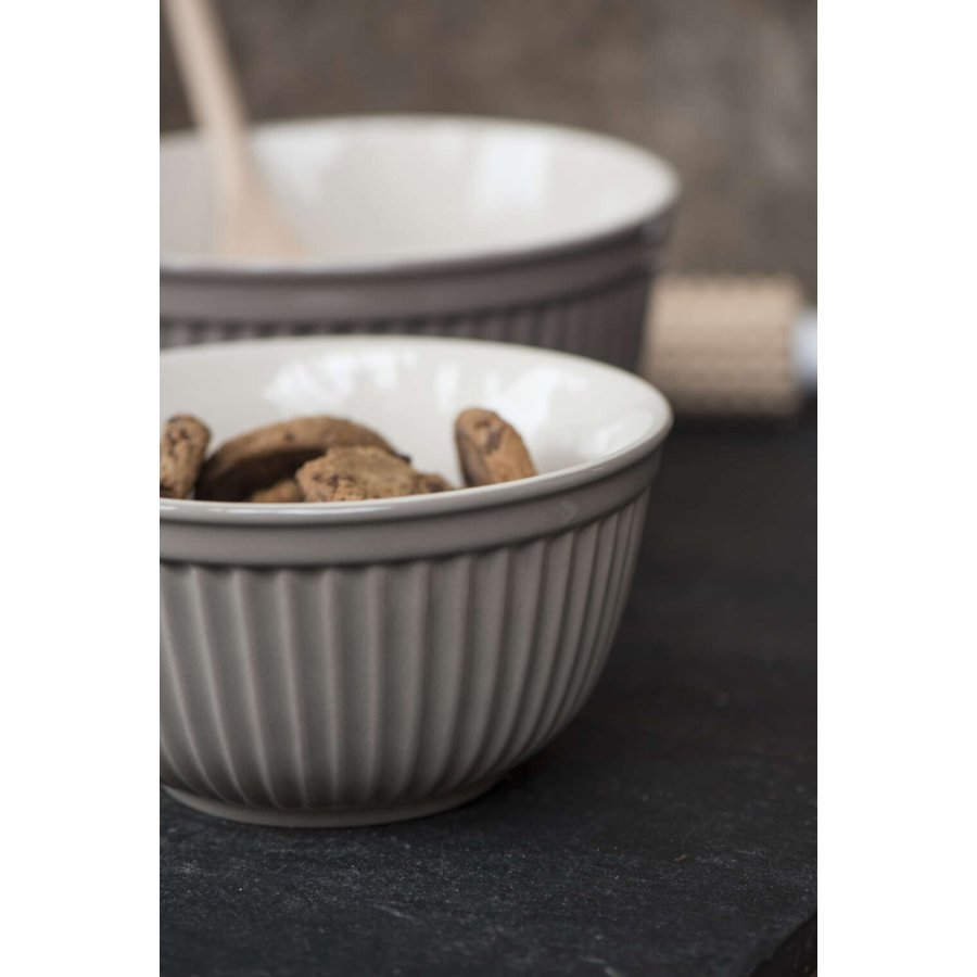 Ib Laursen Mint Bowl 2er Set, French Grey