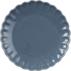 Ib Laursen Mynte Tallerken Blomst 19,5 cm, Cornflower