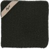 Ib Laursen Mint Topflappen 22x22 cm, Pure Black