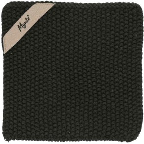 Ib Laursen Mynte Grydelap 22x22 cm, Pure Black