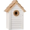 Ib Laursen Fuglehus H26 cm, Hvid/Natur