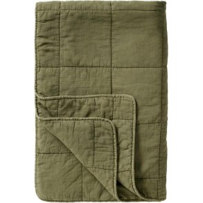 Ib Laursen Vintage Steppdecke 130x180 cm, Olive