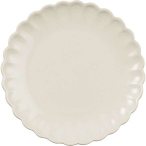 Ib Laursen Mynte Tallerken Blomst 19,5 cm, Butter Cream