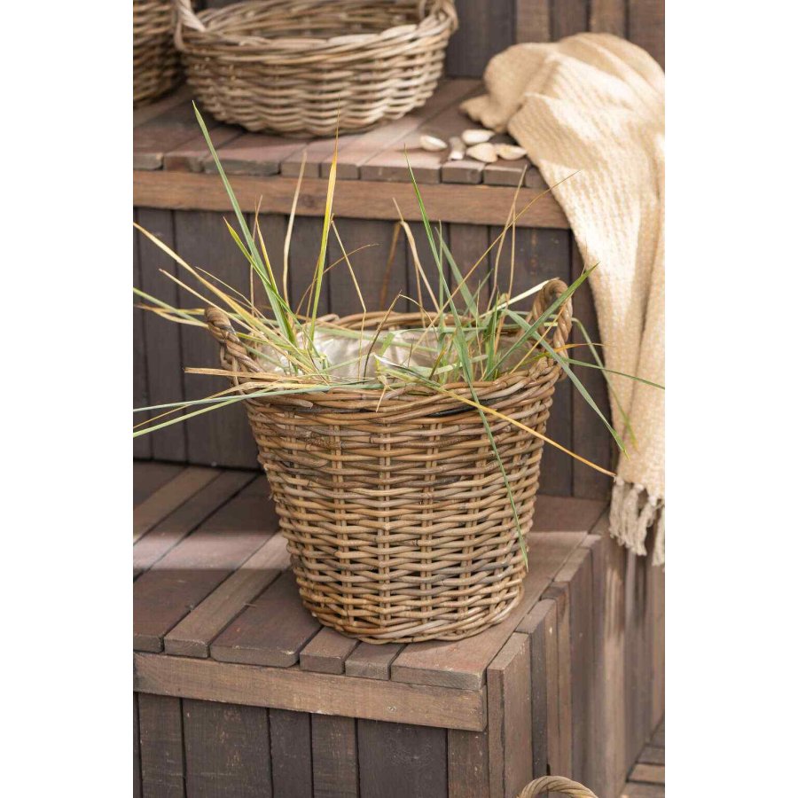 Ib Laursen Korb H36 cm, Rattan