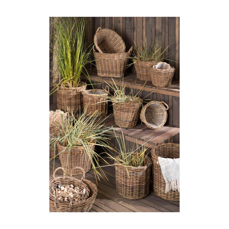 Ib Laursen Korb H36 cm, Rattan