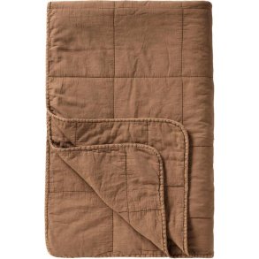 Ib Laursen Vintage Steppdecke 130x180 cm, Cognac
