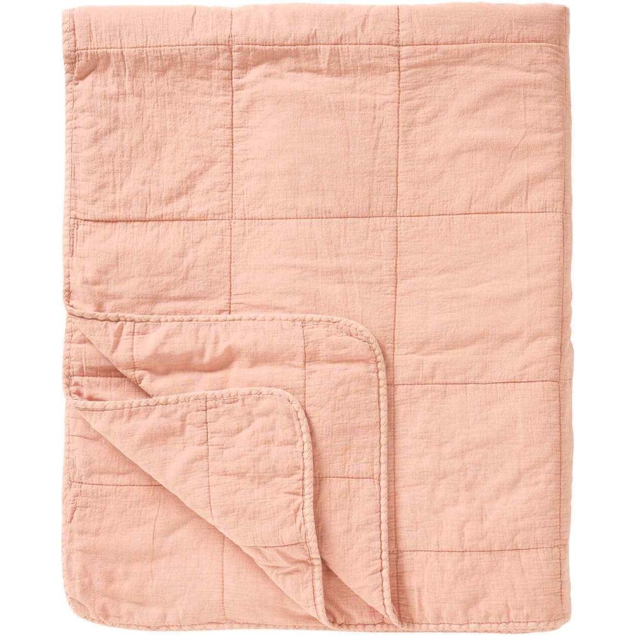 Ib Laursen Vintage Quilt Tagesdecke 240 x 240 cm, Rose Shadow