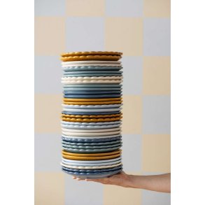 Ib Laursen Mynte Tallerken 19,5 cm, Butter Cream