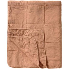 Ib Laursen Vintage Quilt Sengetæppe 240x240 cm, Burned Rose