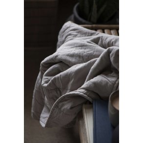 Ib Laursen Vintage Vattæppe 130x180 cm, Ash Grey