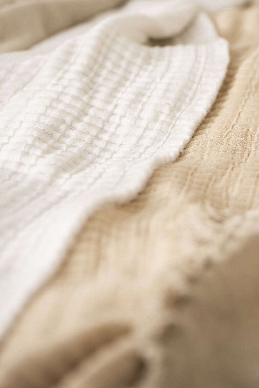Ib Laursen Tagesdecke 150x220 cm, Natur/Gebrochenes Wei