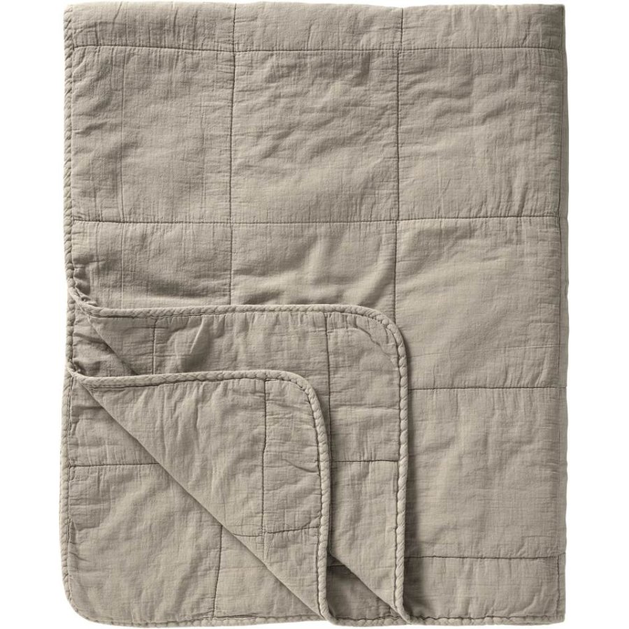 Ib Laursen Vintage Quilt Tagesdecke 240x240 cm, Leinen