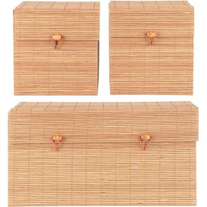 Ib Laursen ske 2 str. 3 stk, Bambus