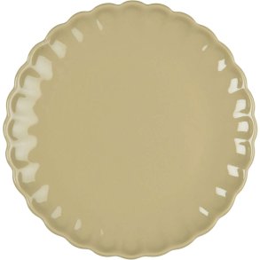 Ib Laursen Mynte Tallerken Blomst 19,5 cm, Wheat Straw