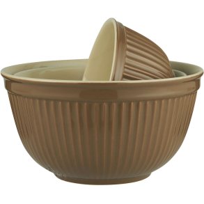 Ib Laursen Mynte Bowl 3er Set,, Hazelnut