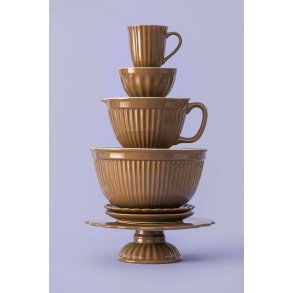 Ib Laursen Mynte Piskeskål Ø18 cm, Hazelnut