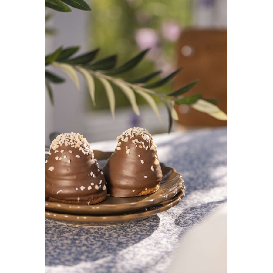 Ib Laursen Mint Teller Blume 19,5 cm, Hazelnut