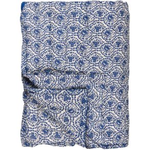 Ib Laursen Clara Decke 130x170 cm, Blau/Wei