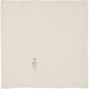 Ib Laursen Flora Stofserviet m. Forglemmigej 40x40 cm, Butter Cream