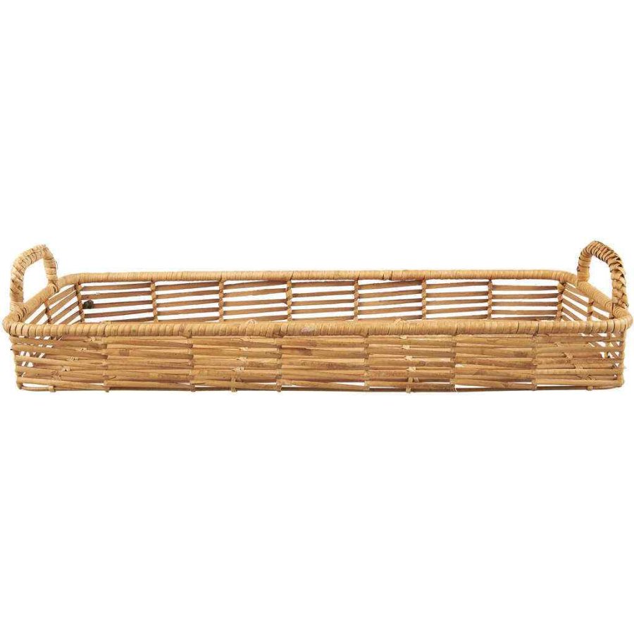 Ib Laursen Tablett 52,5 cm, Rattan