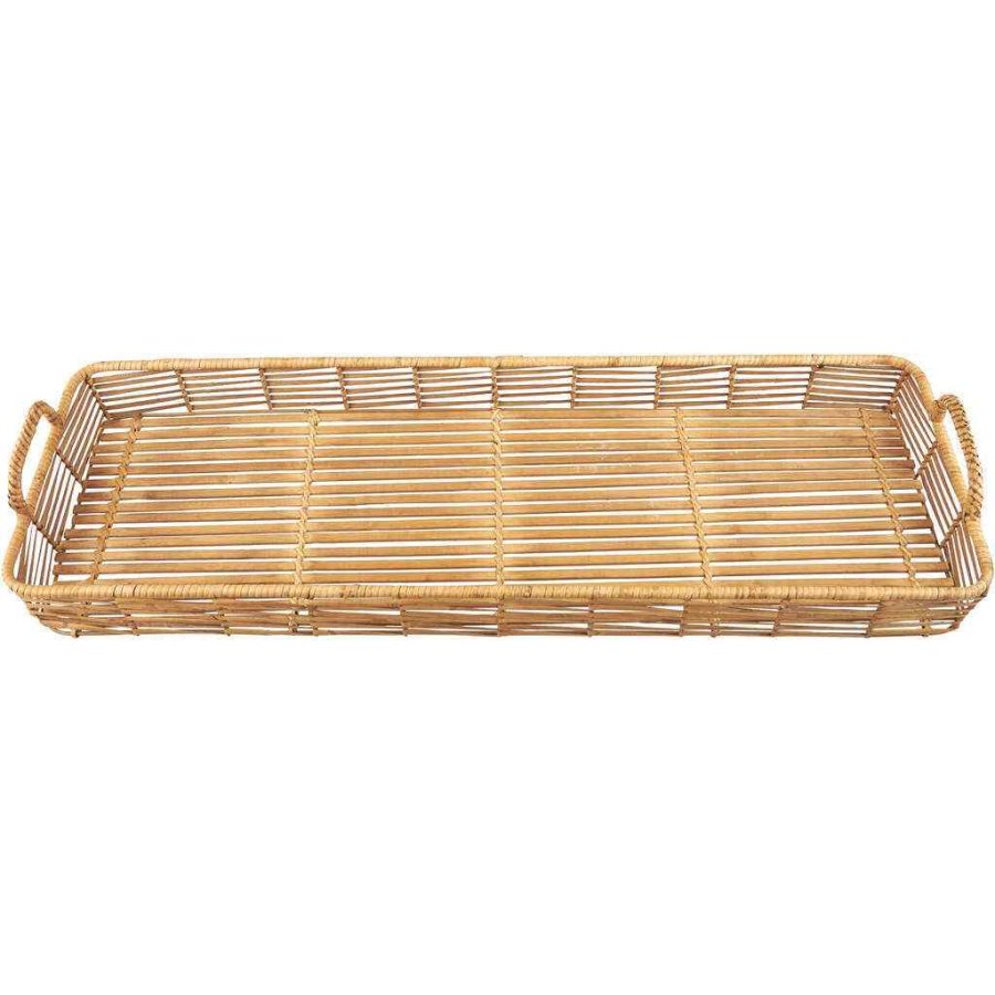 Ib Laursen Tablett 81 cm, Rattan