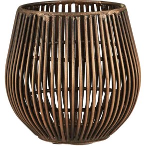 Ib Laursen Helsinki Hurricane Lanterne H9 cm, Kobber