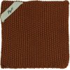 Ib Laursen Mynte Topflappen 22x22 cm, Cognac