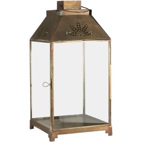Ib Laursen Lanterne m. Bladmnster H36 cm, Metal