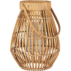 Ib Laursen Lanterne H31 cm, Rattan/Bambus
