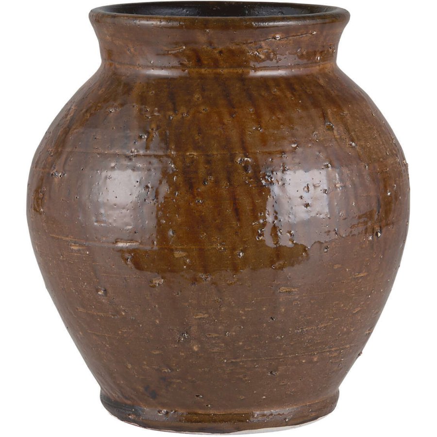 Ib Laursen Avignon Vase H22,5 cm, Braun