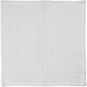 Ib Laursen Liseleje Vaflet Klud 32x32 cm, Hvid
