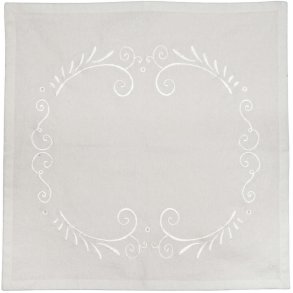 Ib Laursen Stofserviet 40x40 cm, Hvid