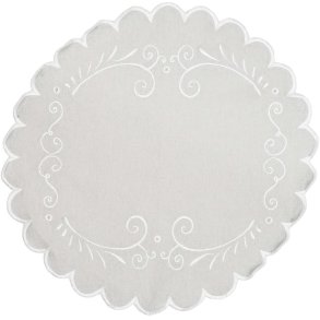 Ib Laursen Brødserviet Ø30 cm, Hvid