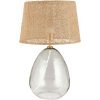 Ib Laursen Kairo Tischlampe mit Sackleinenschirm H47 cm, Jute