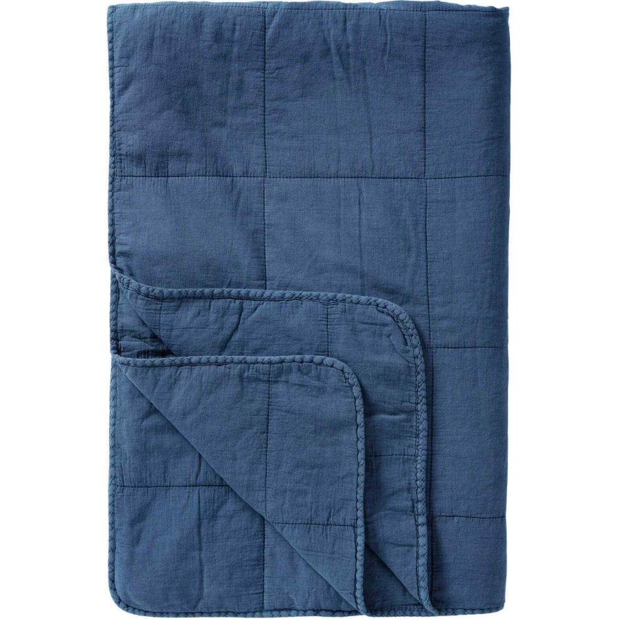 Ib Laursen Vintage Quilt 130x180 cm, Indigo