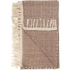 Ib Laursen Plaid 130x160 cm, Natur/Brun/Rust